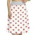 thumbnail image 1 of Women's Strawberry Spring Season Fruits A-line Printed Skirt Casual Wear, M, Vermilion Green, by Ambesonne, 1 of 6