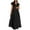 Black, variant on Big Sales,Women'S Cotton And Linen Skirt,Women's Summer Casual Round Neck Sleeveless Dress Solid Color Loose Fit Comfortable Easy-Breezy Stylish Dress for Hot Weather Outdoor Casual Look