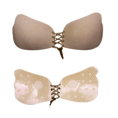 

TANGNADE Lingerie For Women Women Sexy Strapless Instant Breast Lift Invisible Silicone Push Up Bra
