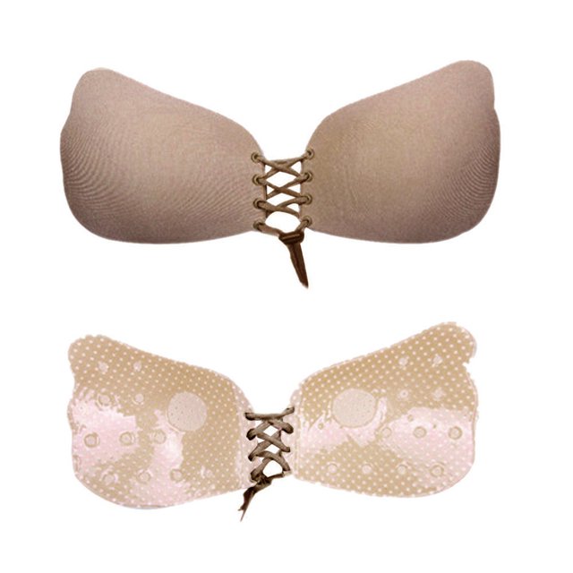 Clearance Sale 2025 Intimates Women Clearance Strapless Instant Breast Lift Invisible Silicone Push Up Bra