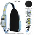 thumbnail image 3 of Crossbody Sling Backpack for Women Men Yellow Vintage Lemon Shoulder Sling Crossbody Casual Chest Bag for Travel Sports Running Hiking, 3 of 6