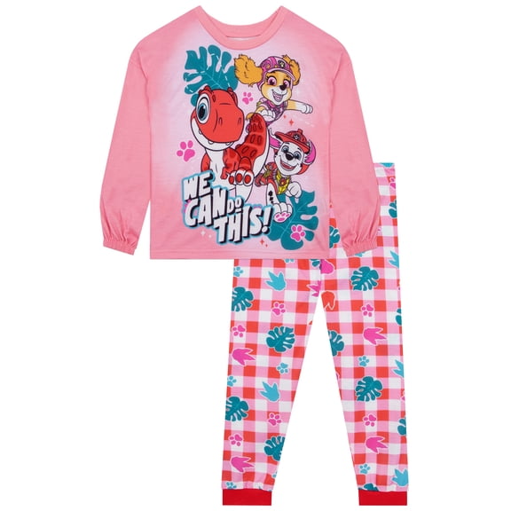 PAW Patrol Girls Long Pajamas Sizes 2T-8