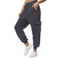 thumbnail image 6 of Pxiakgy Sweatpants for Women Loose Sweatpants Comfortable Pants with Pockets Casual Sweatpants High Waisted Workout Active Lounge Workout Jogging Joggers Pants Baggy Lounge Bottoms Dark Grey 3Xl, 6 of 9