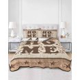 thumbnail image 2 of Twin Quilt Bedding Set, Country Reversible Summer Quilt 3 Pieces, Texas Star Plants Branches Berry Farmhouse Retro Lightweight Bedspreads Coverlets with 2 Pillow Shams for All Seasons, 2 of 5