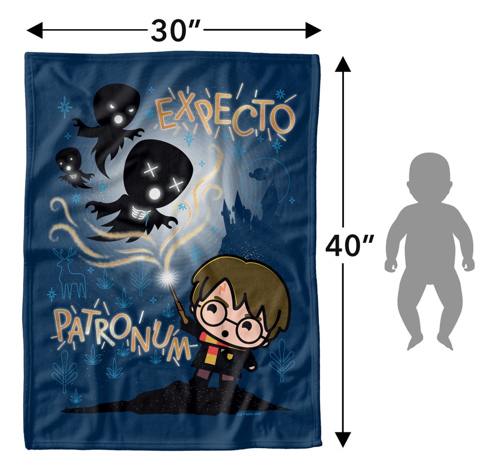HARRY POTTER T-Shirt Unisex Expecto Patronum – Blu Navy – 152 – 100% Cotone