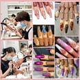thumbnail image 2 of Kit de uñas acrílicas Nail Practice Hand Deciniee con 12 colores, 2 of 8