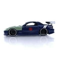 thumbnail image 3 of 1993 Mazda RX-7 Dark Blue w/Green Hood and Diecast Figure "Naruto Shippuden" (2009-2017) TV 1/24 Diecast Model Car by Jada, 3 of 8