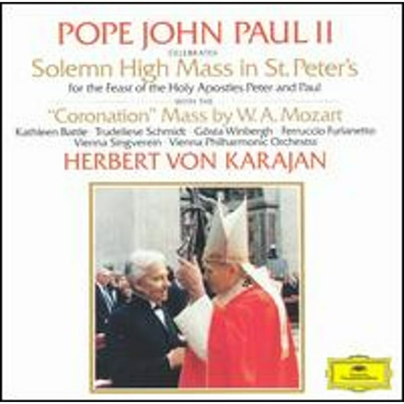 Pre-Owned Giovanni Paolo II celebra nella Patriarcale Basilica Vaticana la Liturgia Eucaristica (CD 0028941909626) by Pope John Paul II / Herbert von Karajan