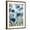 Brown Frame, variant on Art.com Abstracted Floral in Blue III Art Print by Silvia Vassileva, 12" x 16"