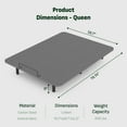 thumbnail image 3 of FitStand Home 9 in Adjustable Height and Whisper-Quiet Durable Motor Power Adjustable Bed Frames, Queen, 3 of 6