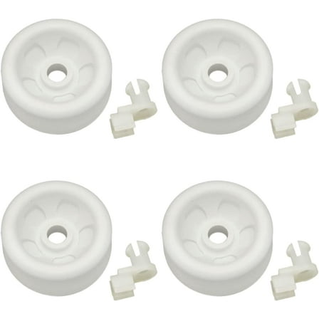 Scaroo WD12X271 Dishwasher Lower Rack Front Roller for GE 4-Pack
