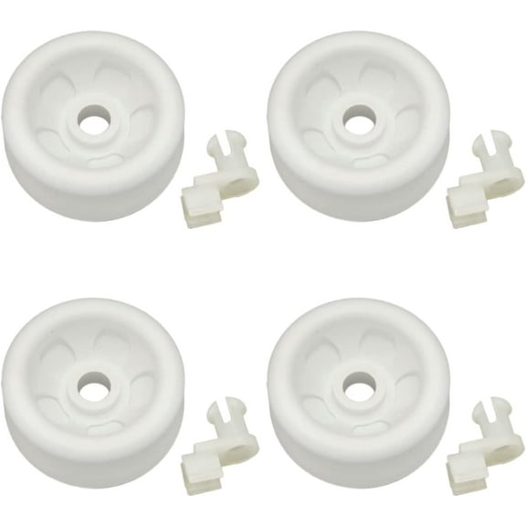 Scaroo WD12X271 Dishwasher Lower Rack Front Roller for GE 4-Pack