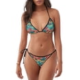 thumbnail image 1 of Gaeub Hawaii Palms Print Women's Triangle Bikini,String Bikini Set,Two Piece Swimsuit Bathing Suits, 1 of 6