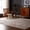 Beige Abstract, variant on Sleep Zone 2x3 Washable Non Slip Area Rug Forest Creatures, Wave edge Scalloped Water Resistant Rug for Bedroom Living room
