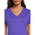 thumbnail image 6 of RealSize Women's V-Neck Tee with Short Sleeves, Sizes XS-3XL, 6 of 6