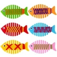 thumbnail image 2 of uds Montessori cordones juguetes para enhebrar tejido para enhebrar peces juego de actividades para enhebrar juguetes para bebé, 2 of 7