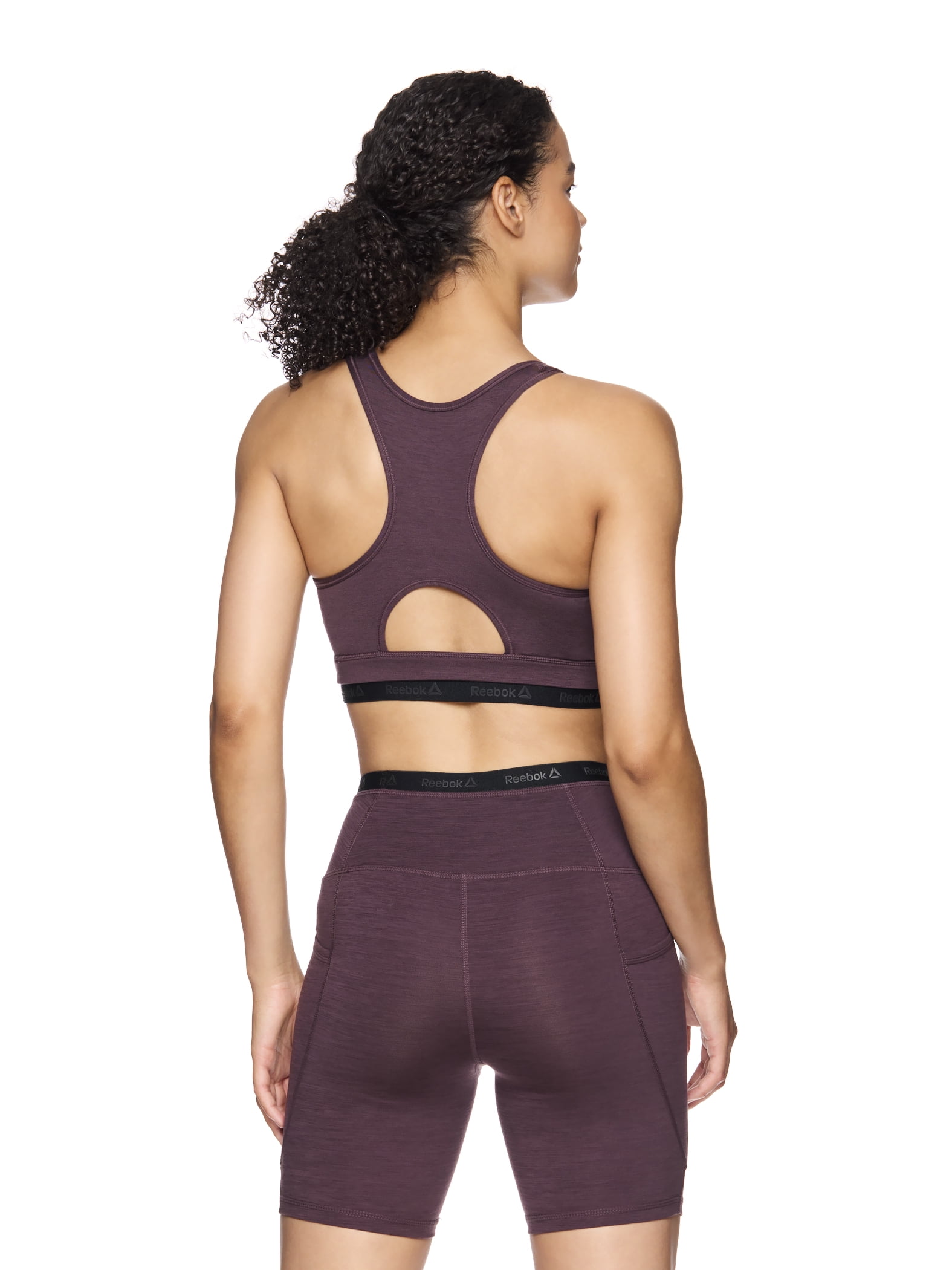 Reebok Women's Medium Impact Flex Sports Bra With Removable Cups, Sizes XS-XXXL