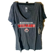 College Concepts Women's Washington Wizards V-Neck Short-Sleeve T-Shirt LARGE