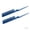Blue, variant on 3 Row Hair Comb Rat Tail 2 Pack, Nylon Bristle Detangling Brush for Curly Straight