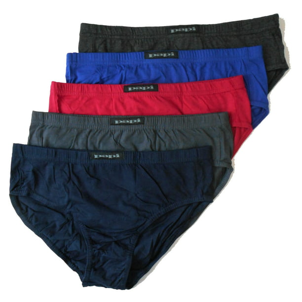 papi - PAPI MEN UNDERWEAR PACK X5 - SOLID 976 RED - LARGE - LOW RISE ...