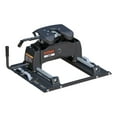 thumbnail image 1 of Curt 16676 Fifth Wheel Trailer Hitch A20 With Head/ Head Support/ Handle Kit/ Slider For Ford Oem Puck System 20000 Pound Weight Carrying Capacity/ 5000 Pound Vertical Load Slider Type 12 Inch Travel, 1 of 1