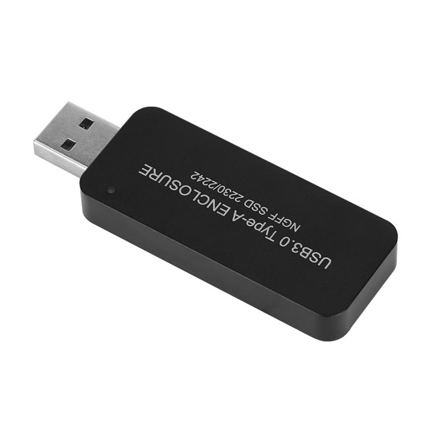 Play and Plug SSD Enclosure, Easy Installation Aluminum Alloy USB3.0 to M.2 NGFF SDD Enclosure, High Transferring Speed for M.2 Key-B SSD Hard Disk 2230 / 2242