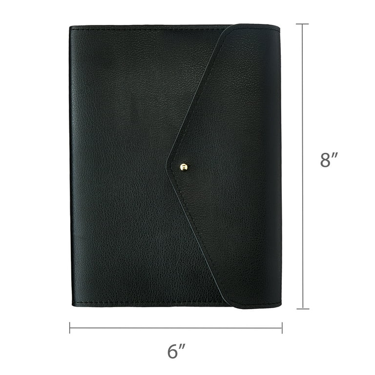 Pen+Gear Black Perforated Simulated Leather Journal, 192 Pages photo 6