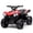 Red, variant on Roromall Kids 6V ATV, 4 Wheeler Ride on Quad Car Toy with LED Lights, Foot Pedal, 1.86mph Speed Battery Powered Electric Vehicle for 3+ Years Old