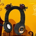 thumbnail image 2 of Bluetooth Headphones for Kids, Halloween Fluffy Spider Wireless Headphones, Volume Reduced Kids Foldable Earphones for School, Home, or Travel, 2 of 5