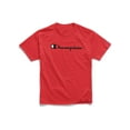 thumbnail image 6 of Champion Crew Neck Short Sleeve Script Logo Graphic T Shirt (Men's and Big Men's), 6 of 7
