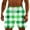 Green, variant on Mens St. Patrick's Day Beach Shorts Plus Size Summer Casual Funny Printed Elastic Waist Drawstring Shorts Vacation Outfits Green M