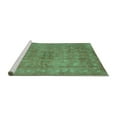 thumbnail image 2 of Ahgly Company Machine Washable Indoor Rectangle Abstract Turquoise Blue Contemporary Area Rugs, 5' x 8', 2 of 4