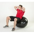 thumbnail image 2 of Black Mountain Products 2000lbs Static Strength Exercise Stability Ball with Pump, 85cm Black, 2 of 3