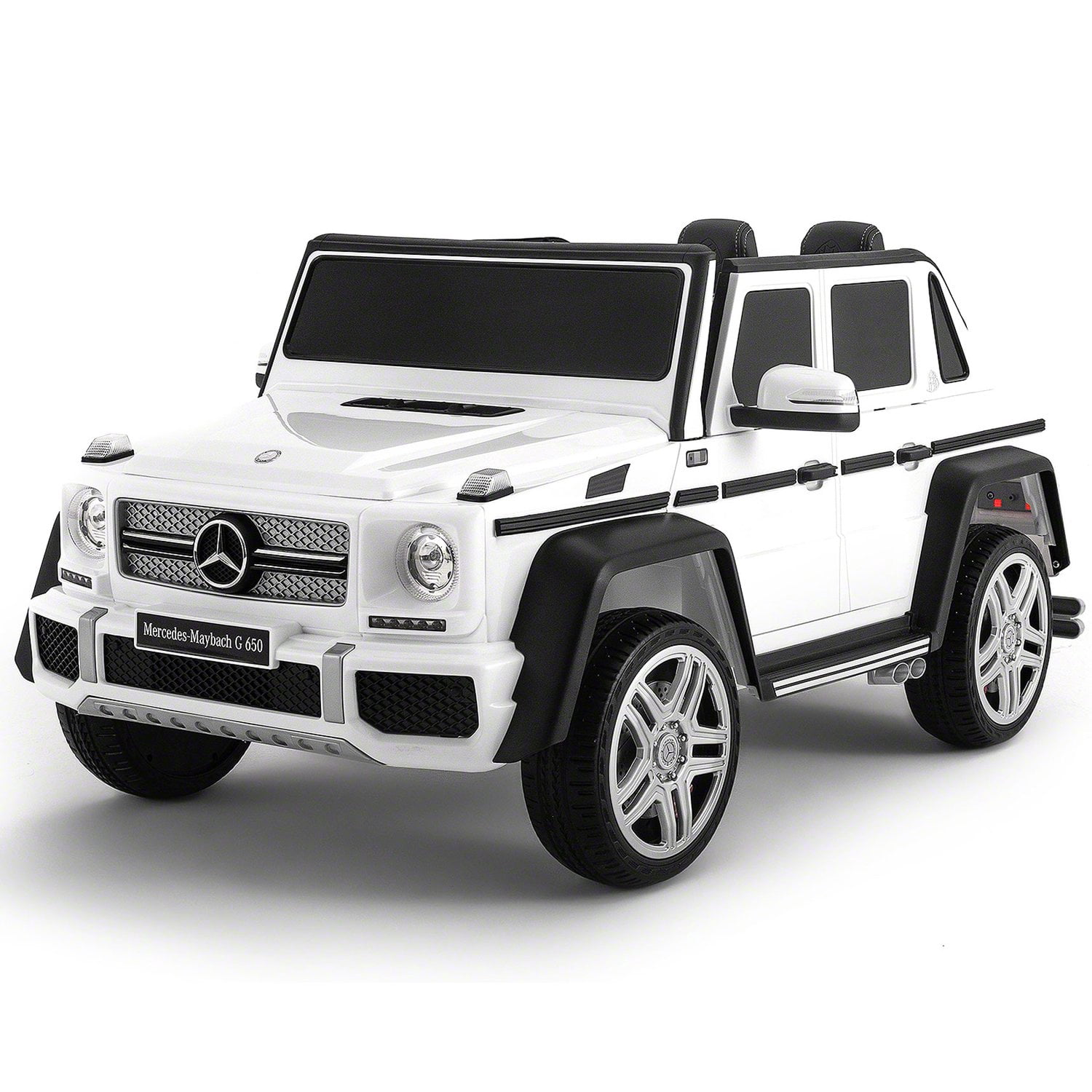 Moderno Kids White 12 V Mercedes Maybach G650 Powered Ride-On