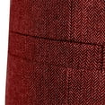 thumbnail image 5 of USNSM Men's Tweed Suit Vintage Vest Double Breasted Herringbone Solid Color Sleeveless Party Prom Waistcoat Groomsmen Red XXXL, 5 of 6
