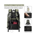 thumbnail image 6 of Cooler Backpack Insulated Backpack Cooler Leakproof Double Deck Cooler Bag Green, 6 of 9