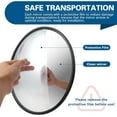 thumbnail image 5 of 12" Acrylic Convex Mirror – Adjustable Wide Angle View Traffic Mirror for Enhanced Security Coverage in Rooms, Offices, Warehouses, Parking Lots, and Addressing Corner Blind Spot Areas, 5 of 7