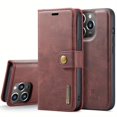 thumbnail image 1 of Premium Leather Magnetic Kickstand Shockproof Removable Flip Protective Cover Wallet Case For IPhone 14 13 12 Pro Xs Max XR, 1 of 5
