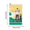 thumbnail image 2 of Magnetic Waffle Golf Towel for Clubs & Balls, Super Absorbent Microfiber with Carabiner Clip for Your Bag, 2 of 5