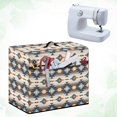 thumbnail image 4 of HELLHERO Sewing Machine Protector Cover Geometric Color Block Easy to Clean Waterproof Covers Washable Fabric Compatible Most Sewing Machine, 4 of 8