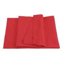 Uxcell Elastic Cuffs Ribbed Trims Cotton Fabric Knit Rib Stretch Tape Cuff Sleeve Waistband for Sewing Red 39"x24"