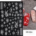 thumbnail image 1 of Pegatinas de uñas de Navidad 3D, navidad, adornos de invierno, adornos deslizantes para guantes de árbol de nieve, linternas, decoración, sombreros de Papá Noel, stickers uñas navideñas, 1 of 4