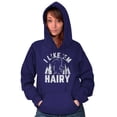 thumbnail image 4 of Like 'Em Hairy Bigfoot Legend Hoax Hoodie Sweatshirt Women Brisco Brands L, 4 of 6