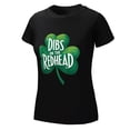 thumbnail image 6 of Dibs on The Redhead Women’s Short Sleeve Cotton T-Shirt HD Graphic Printed Tee Casual Crew Neck Top S, 6 of 7