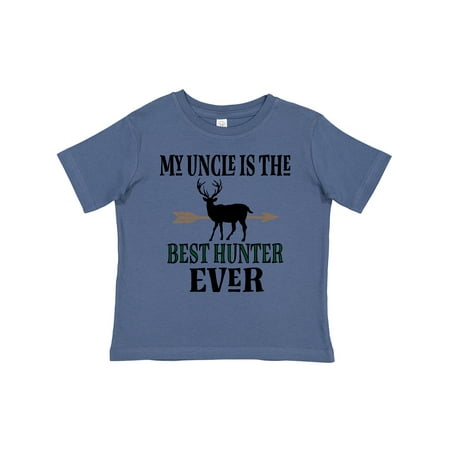 

Inktastic Bowhunting My Uncle is the Best Hunter Ever Gift Toddler Boy or Toddler Girl T-Shirt