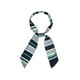 thumbnail image 4 of INSPIRAR CHIC Bufandas Elegantes de Doble Cara para Mujeres, Puntas Delgadas, Color Azul Marino, 4 of 5