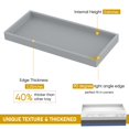 thumbnail image 2 of Bandeja de baño EG-SIPRO EG-SIPRO, de silicona, rectangular, gris, 2 of 7