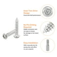 thumbnail image 4 of 30pack M6 x 30mm Button Head Torx Security Sheet Metal Screws with T30 Bit, 4 of 6