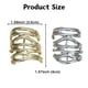 thumbnail image 3 of Hebillas de cola de caballo doradas XINYU clip decorativo de metal para coleta alta estilo 3, 3 of 6