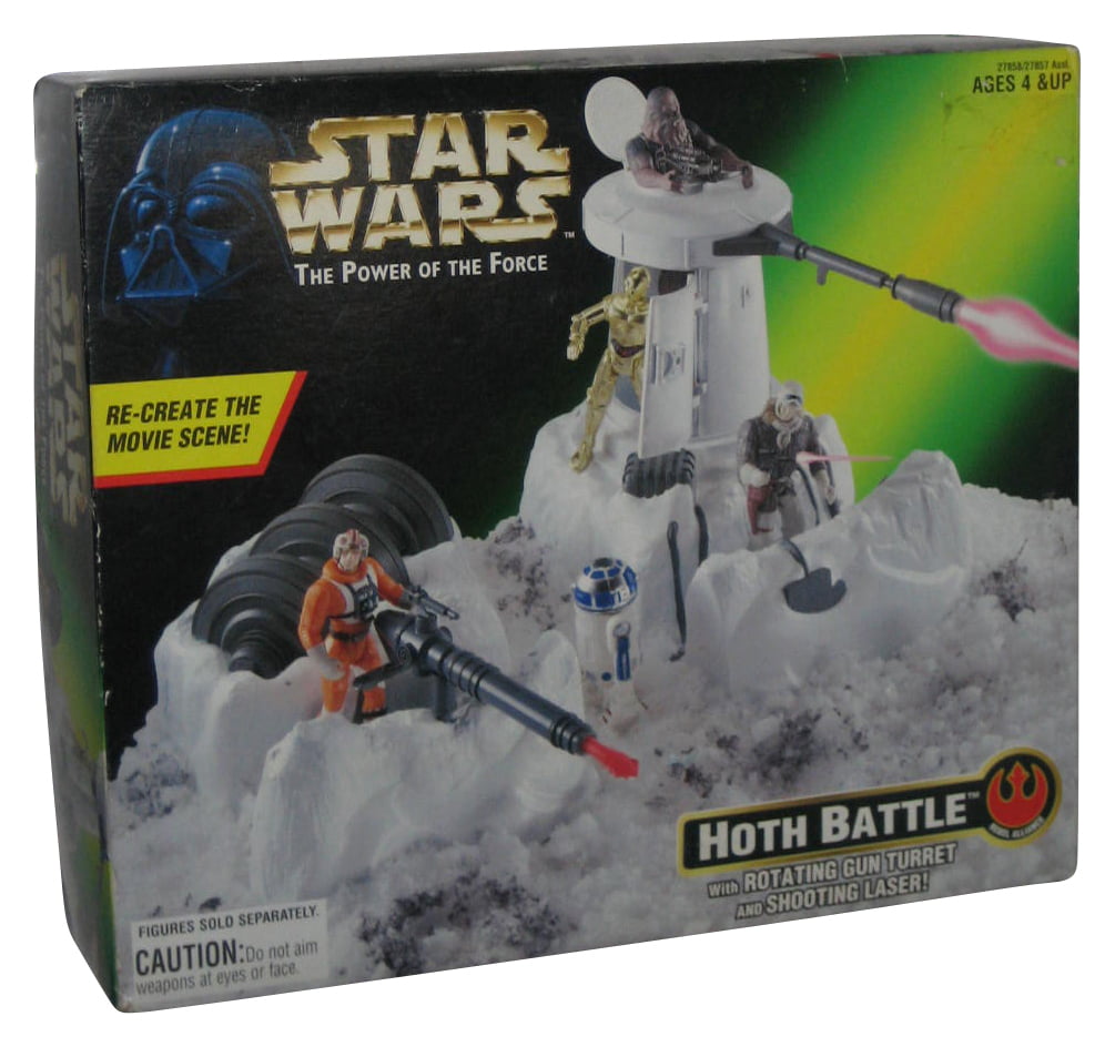 Autonom spontan Observation Star Wars Hoth Battle The Power of The Force Rebel Alliance (1997) Kenner  Toy Play Set - Walmart.com